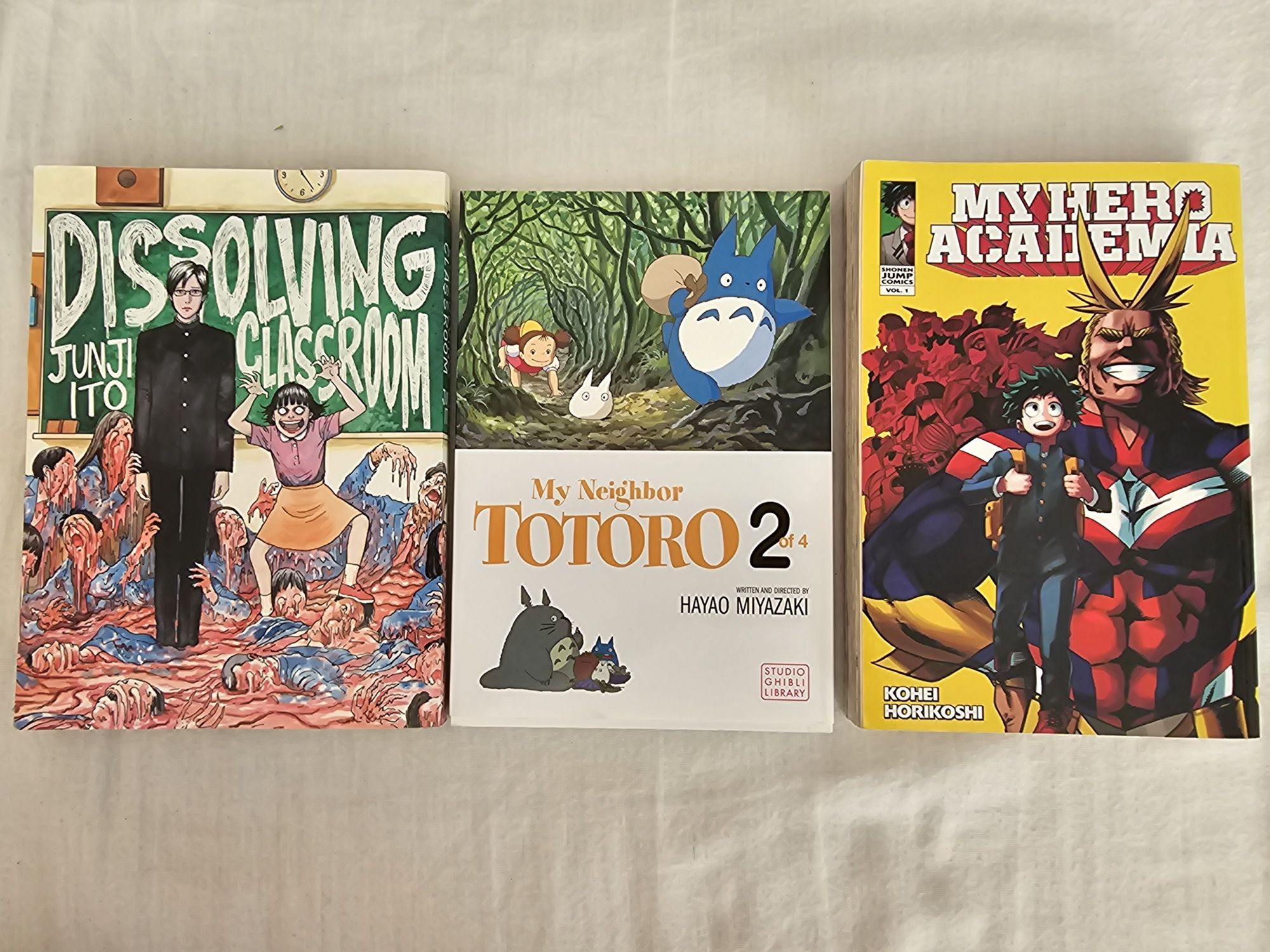 Manga манга Totoro Junji Ito MY Hero Academia