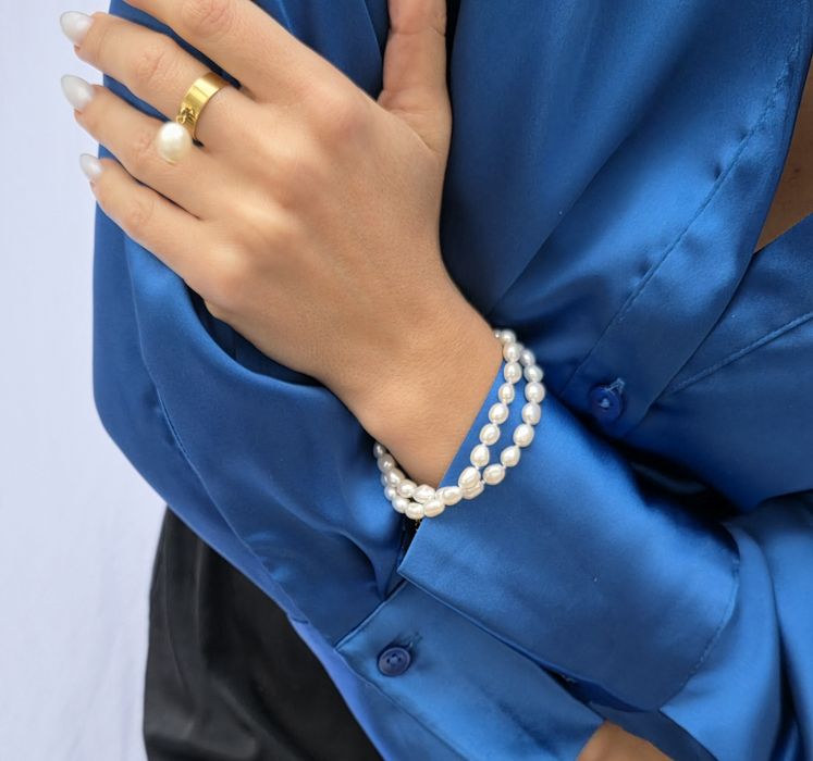 Гривна от естествени перли