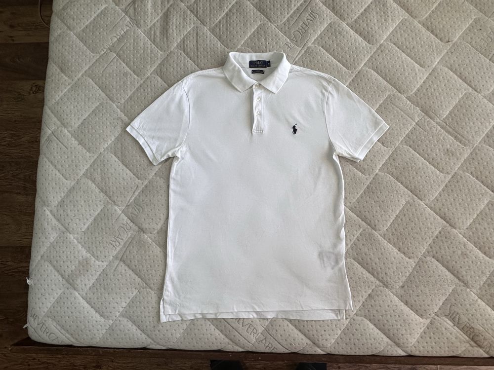 Polo Ralph Lauren White Polo shirt мъжка поло тениска