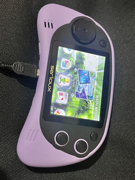 Consolă Portabilă Serioux cu 200 de Jocuri (Ecran 2.7")