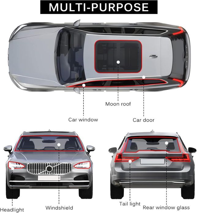 бутилов уплътнител / лепило за стъкла лепене на фарове ,уплътнение ...