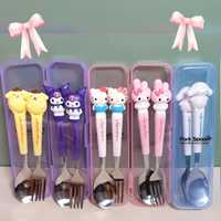 Set tacâmuri sanrio my melody roz hello kitty cinnamoroll sanrio pompo