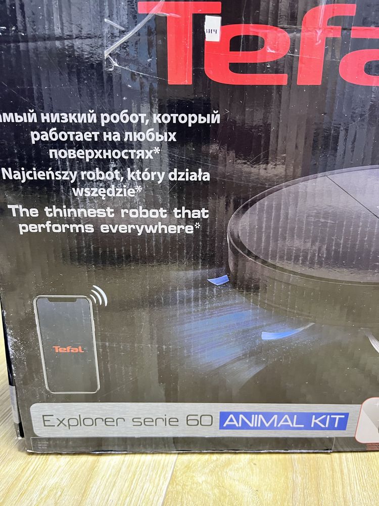 Робот Пылесос Tefal С телефона управление Bluetooth
