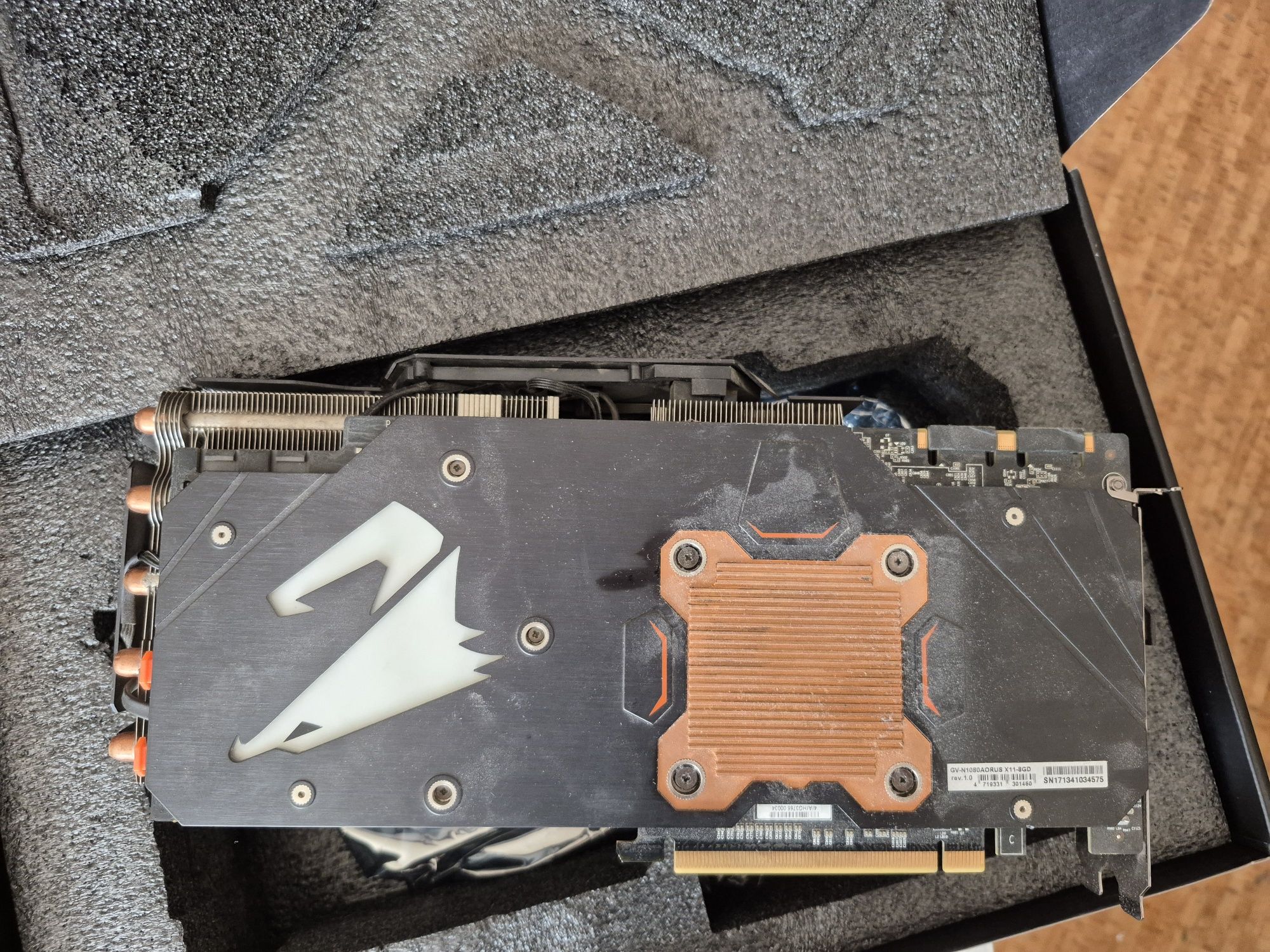 Видеокарта PCI-E Gigabyte GeForce GTX 1080 AORUS 8192MB 256bit GDDR5X