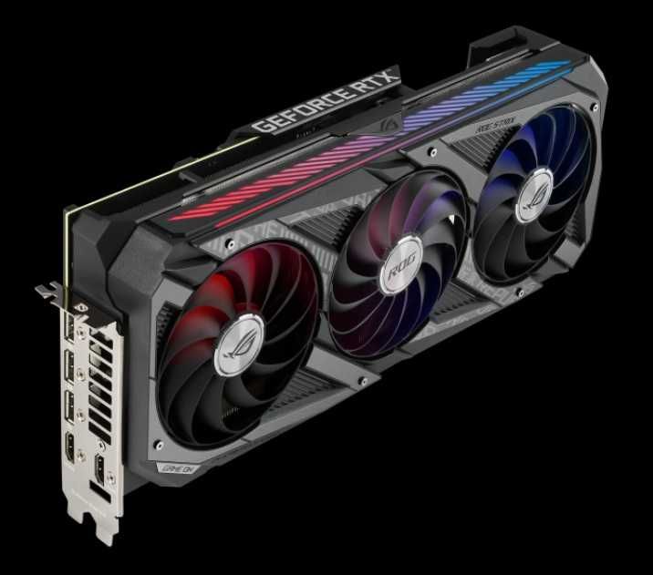 ASUS ROG STRIX RTX 3070 Ti Gaming OC,8GB, Кутия, Фактура (копие), 4 бр