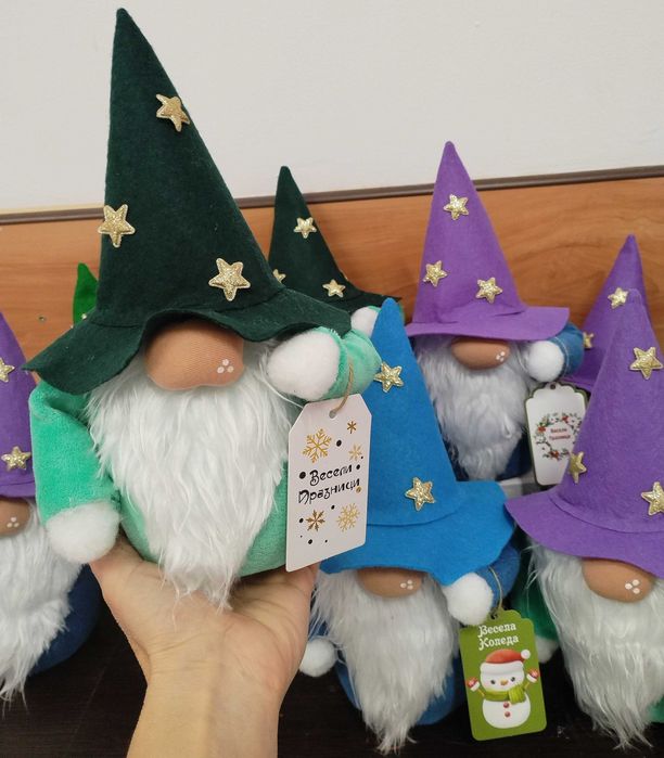 Коледно джудже гном ръчно изработено