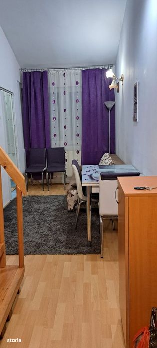 Burdujeni-Zona Garii-Microapartament cu centrala mobilat si utilat.
