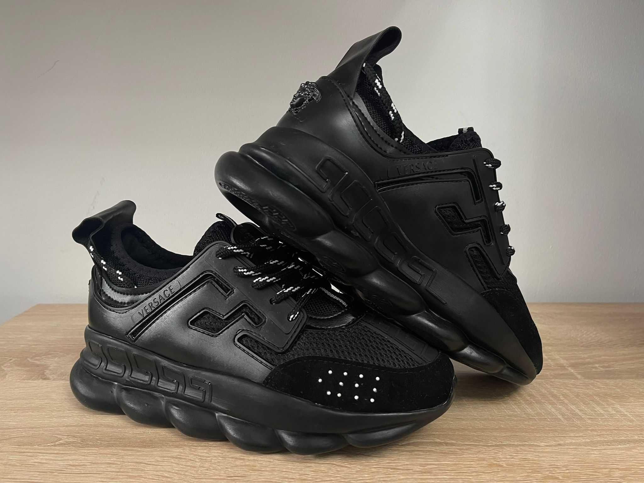 Versace Chain Reaction Negru | 36-44 | [VERIFICARE COLET]