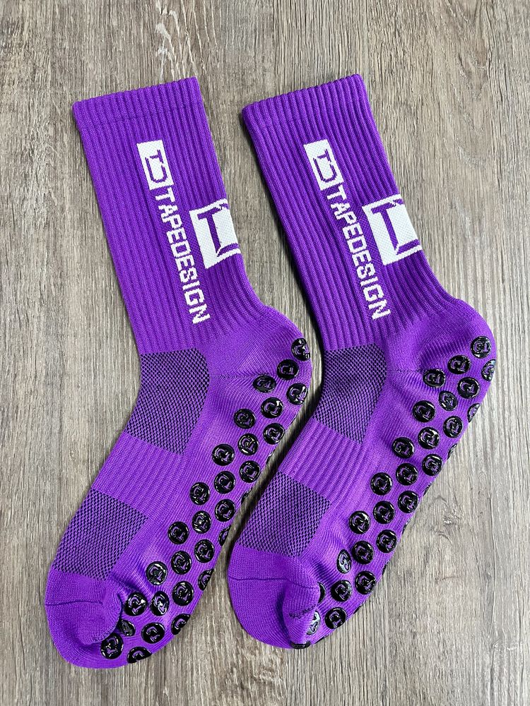 Спортни футболни чорапи с грайфер / antislip socks tapedesign unisex