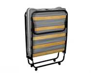 Pat pliant cu saltea 190x80x28 Gri, de vanzare Nou