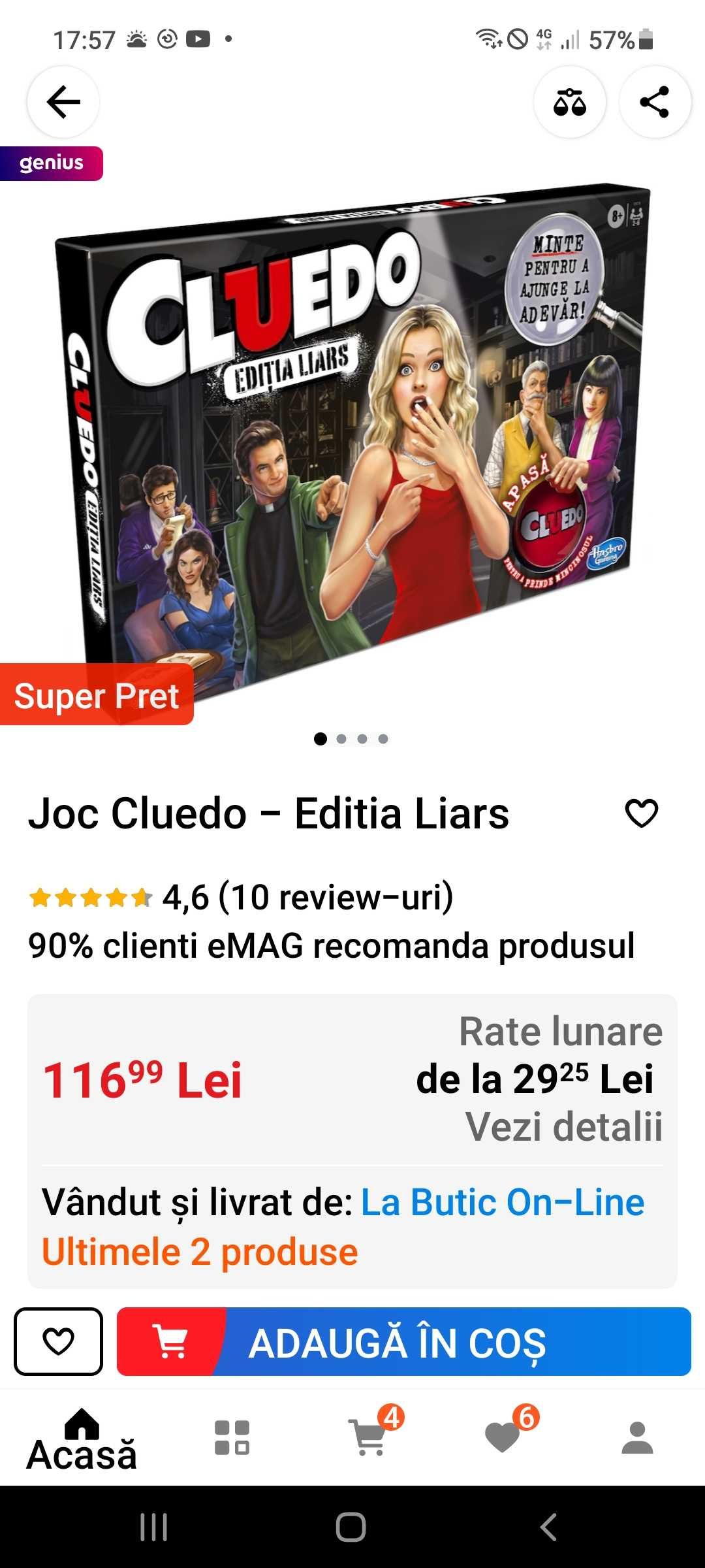 Joc cluedo editia liars