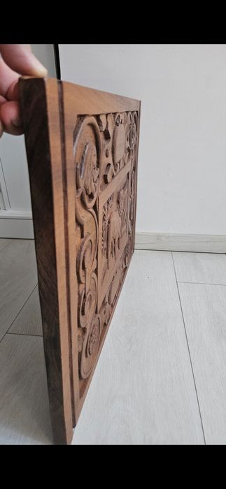 Tablou sculptat lemn masiv