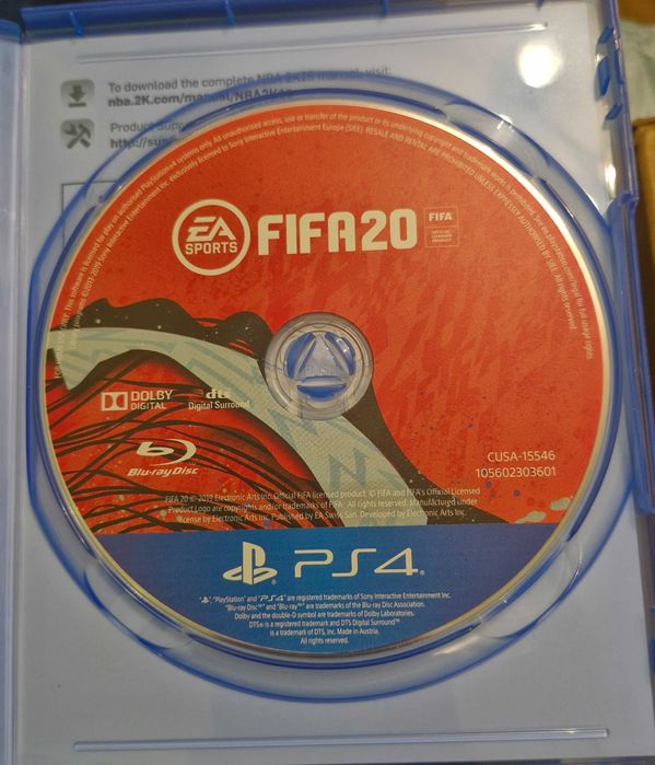 Игри за playstation4 - Fifa 20, 2k25