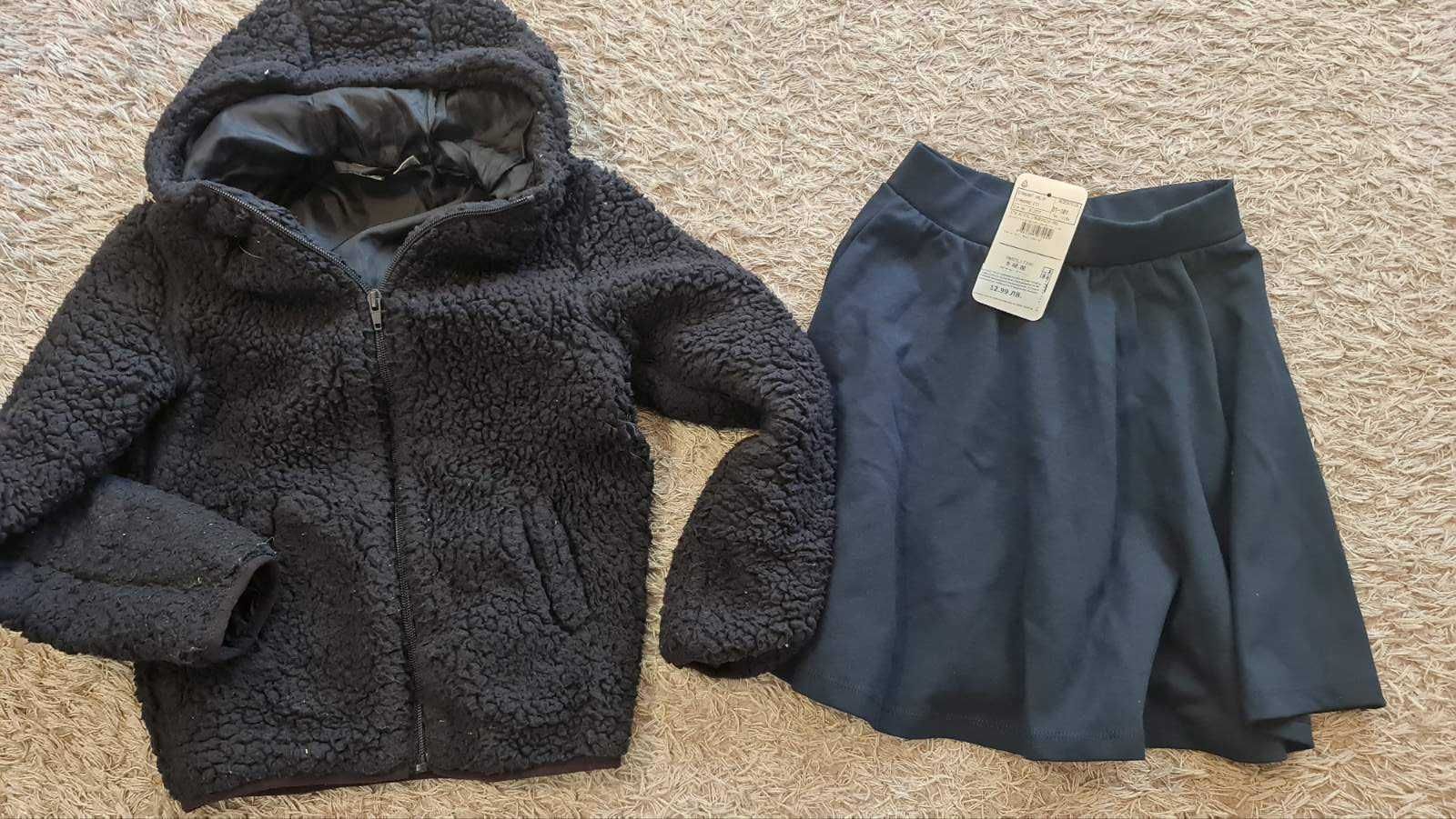 Суитшърт, блуза, пола и жилетка за училище H&M, Waikiki за 128-134 см