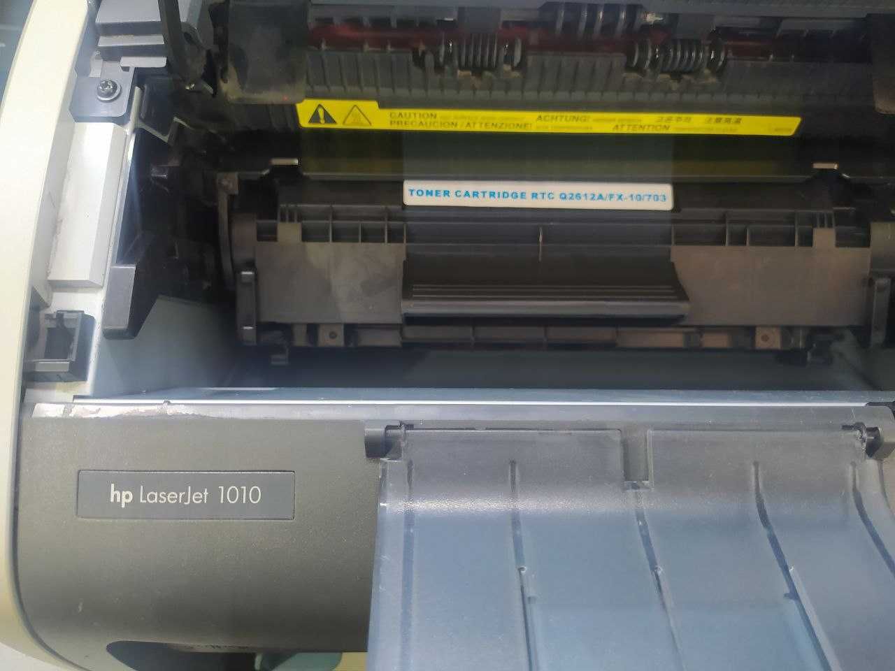 Принтер НР 1010, НР 1018 - с новым картриджем со шнурами