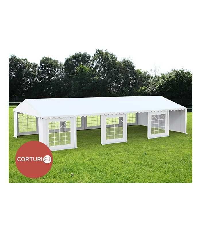 Cort Evenimente Economy, PVC alb, 6x12 m - Corturi24