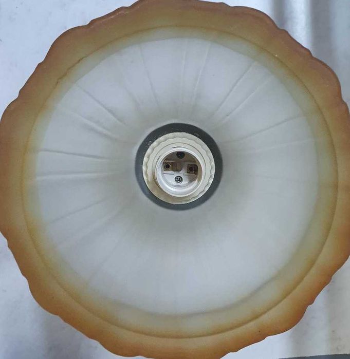 Lustra 3*E27, sticla groasa, calitativa