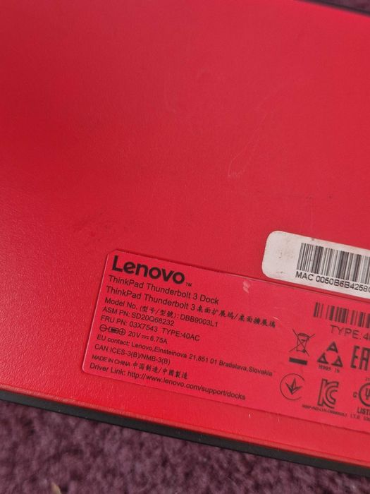 Lenovo ThunderBolt 3 DocStation