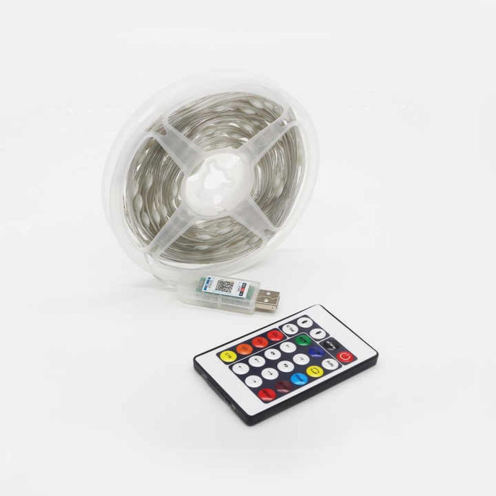 RGB LED Магическа светлинна лента с дистанционно и Bluetooth управлени