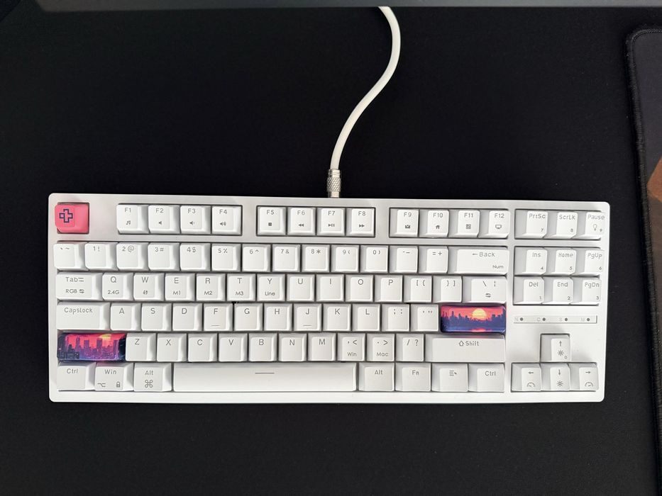 Tastatura Gaming QwertyKey H87 Alba | Bluetooth | Wireless