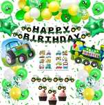 Set accesorii petrecere fermier aniversare bannere baloane folie