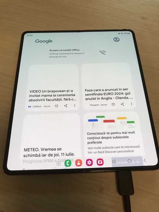 Display Samsung Z Fold 5 -original nou -exterior/interior
