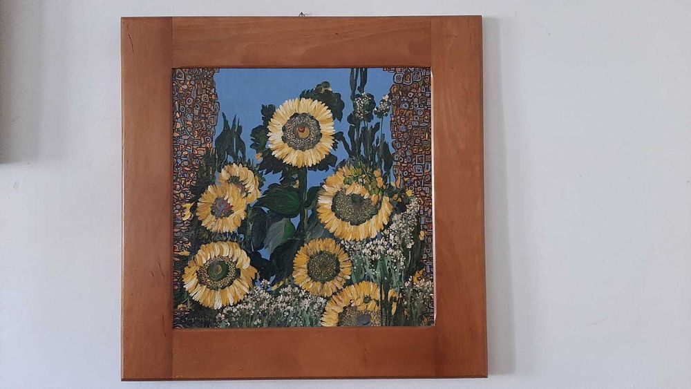 pictură artist român Eugenia Olar, inspirație Klimt