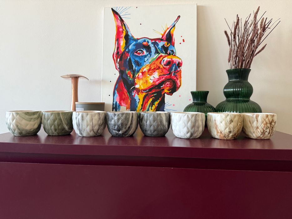 Кашпи за малки цветя, керамика