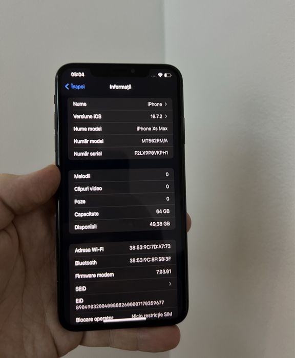 Iphone Xs Max impecabil 64 gb