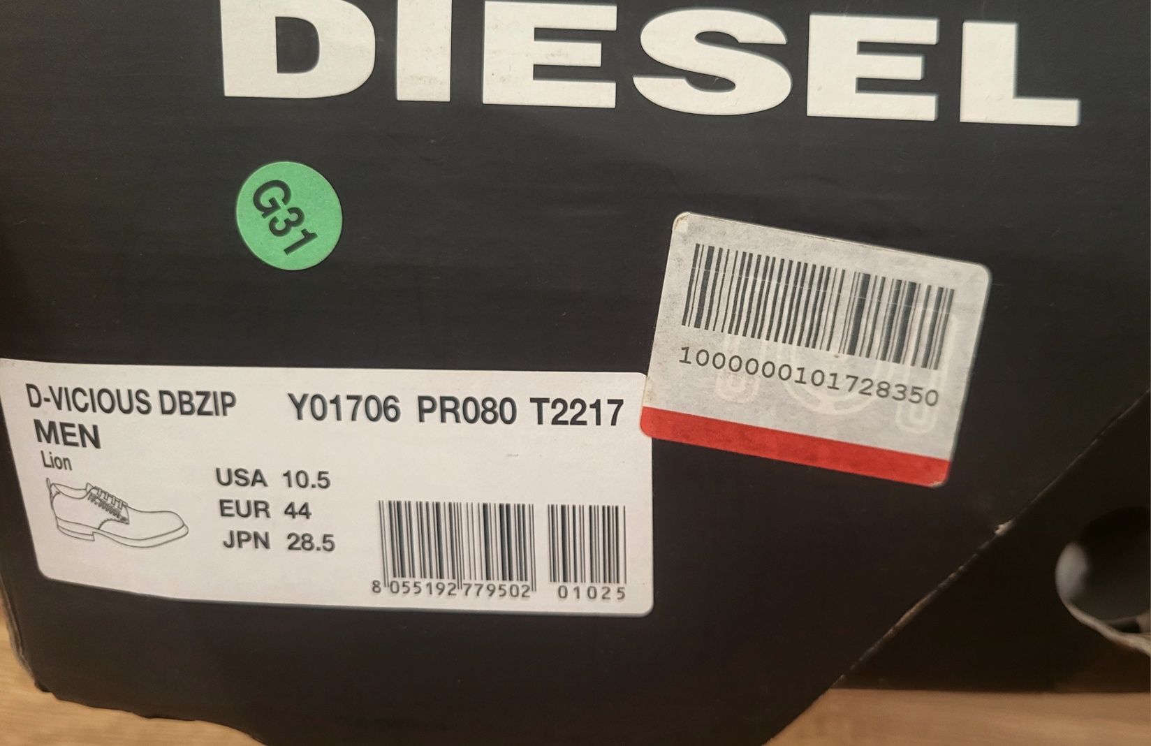 Обувки Diesel derby vicios Zip. 44
VICIOUS Derby Shoes