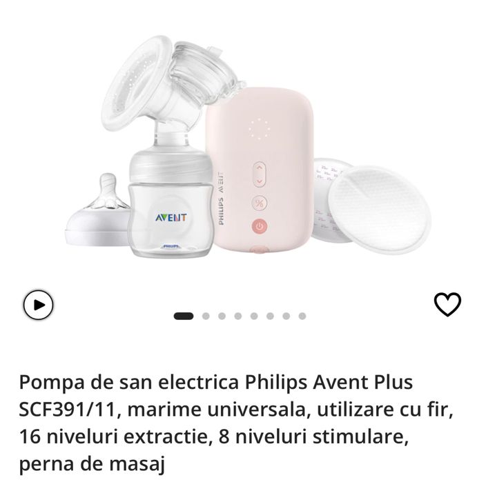 Pompa de san electrica Philips Avent Plus