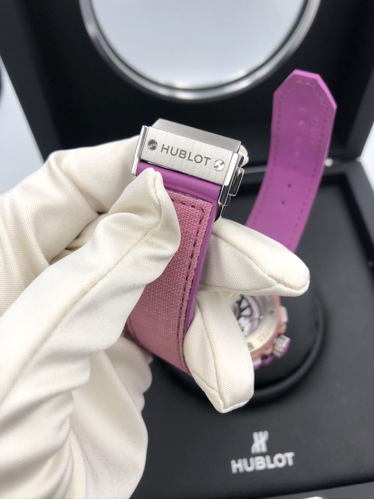 Швейцарске часы Hublot Big Bang Tutti Frutti purple linen