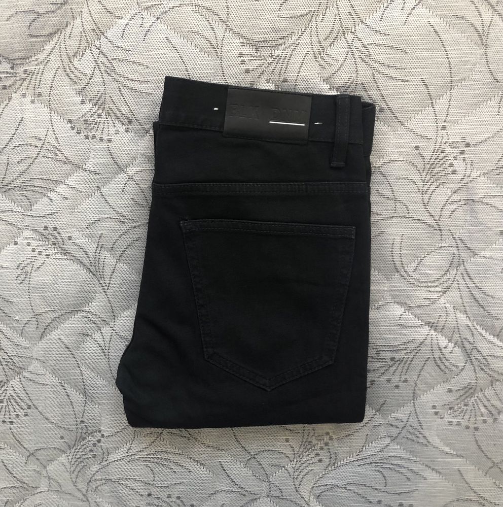 НОВИ BLK DNM Black Skinny 25 Jeans 100%  ОРИГИНАЛНИ мъжки дънки - р.30