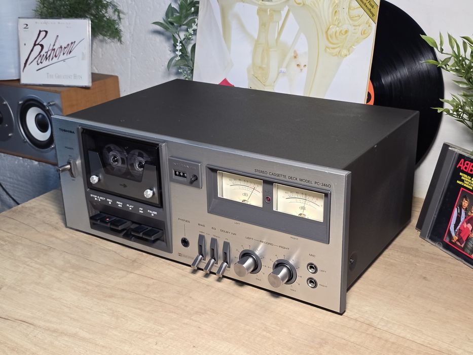 Casetofon deck TOSHIBA PC-2460, vintage hifi audio