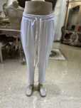 Pantaloni lungi cu manșeta alb/negru