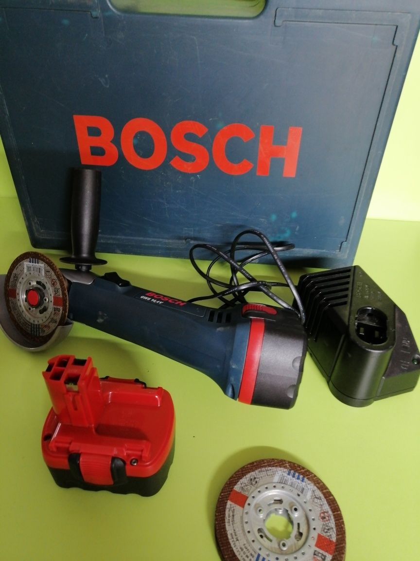 Flex, polizor unghiular Bosch Gws 14,4 cu acumulatori