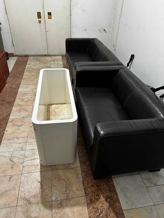 Masuta de cafea fixa, alba