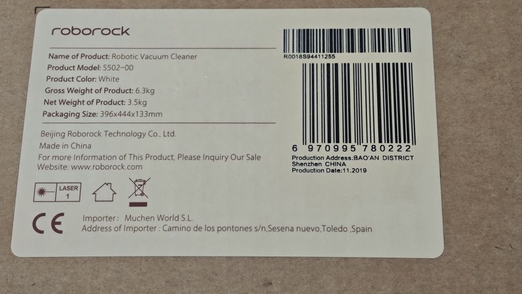 Робот пылесос Xiaomi Roborock S5