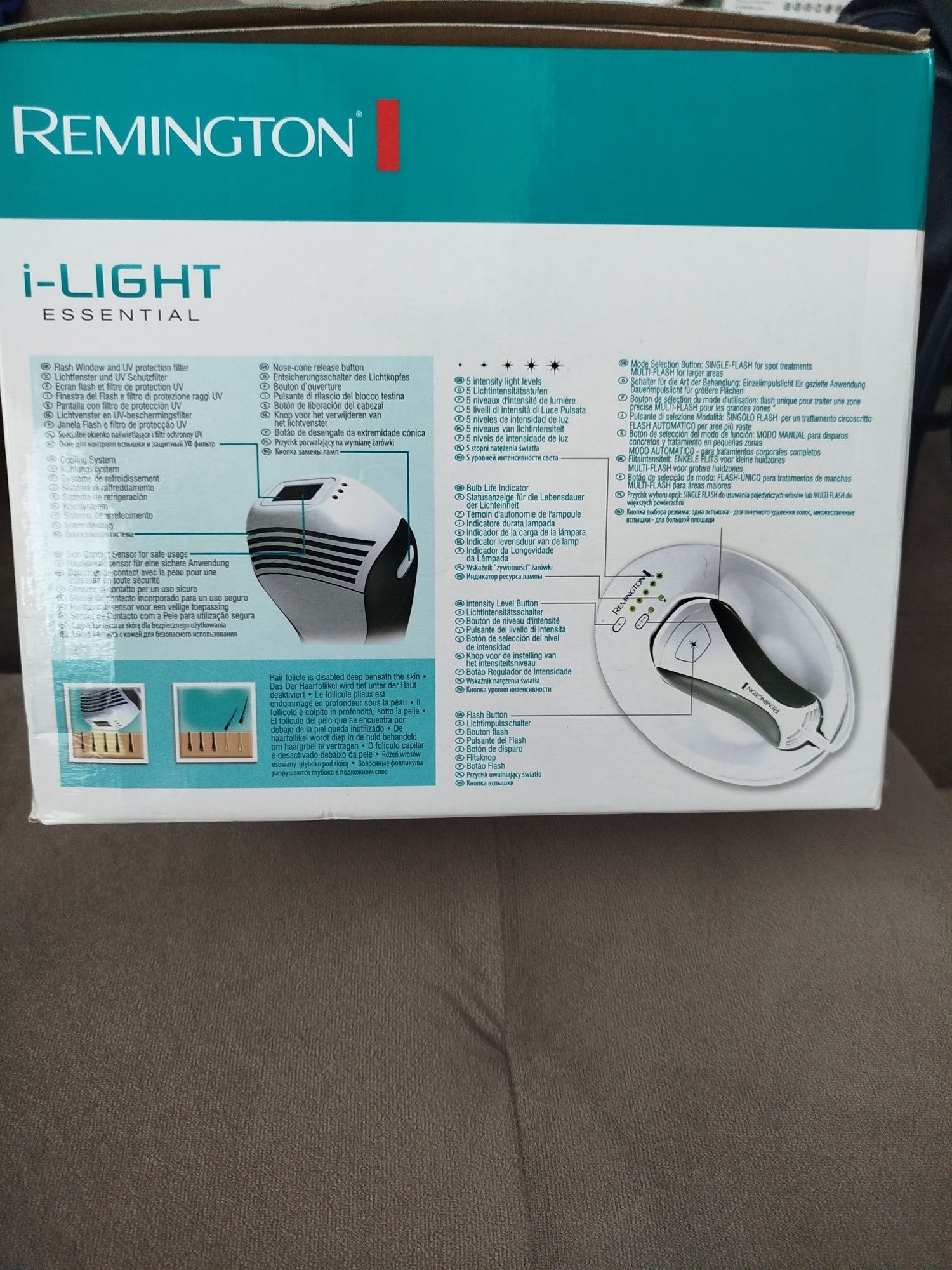 Лазарен епилатор Remington i-light