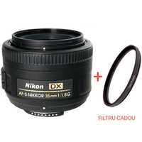 Nikon 35mm 1.8 cu filtru impecabil