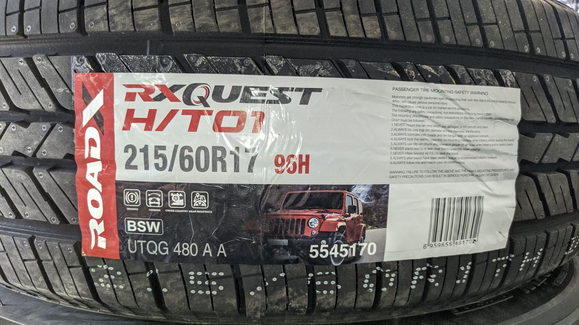 215/60R17 Roadx Китай