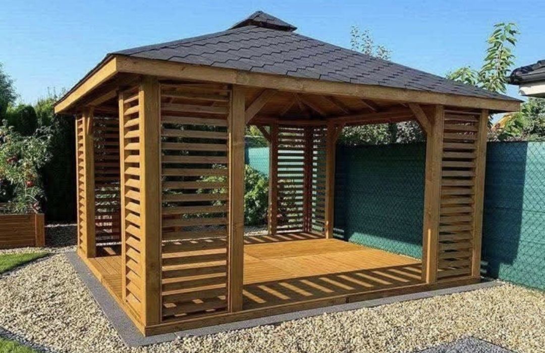Executăm foișoare din lemn, modele personalizate după cerințele clienț