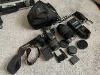 Canon EOS Rebel T3 + Обектив и аксесоари