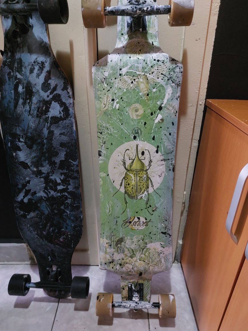 Longboarduri noi pictate de mana long board ( skate)