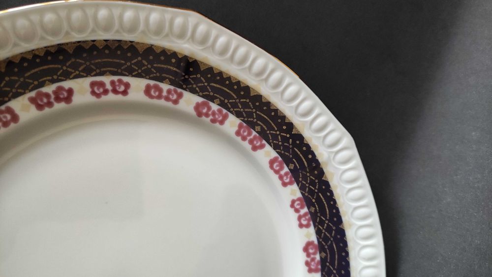 Colditz ГДР един много фин и крехък троен сет за чай/дълго кафе