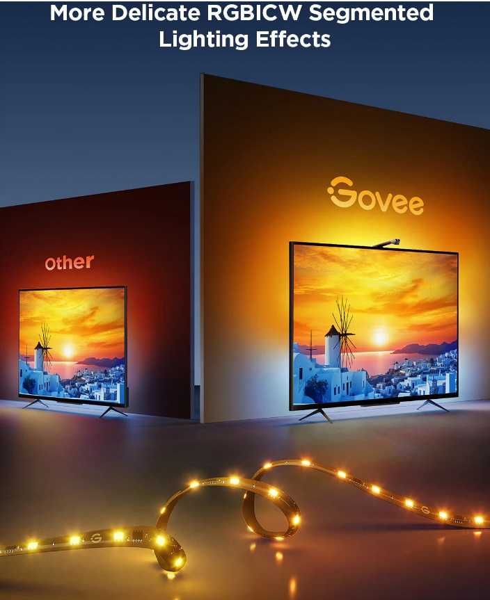 ПРОМО Смарт LED Govee TV Backlight 3 Lite H6099 Камера 75-85 инча