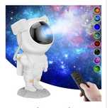 Astronaut proiector stele si galaxii