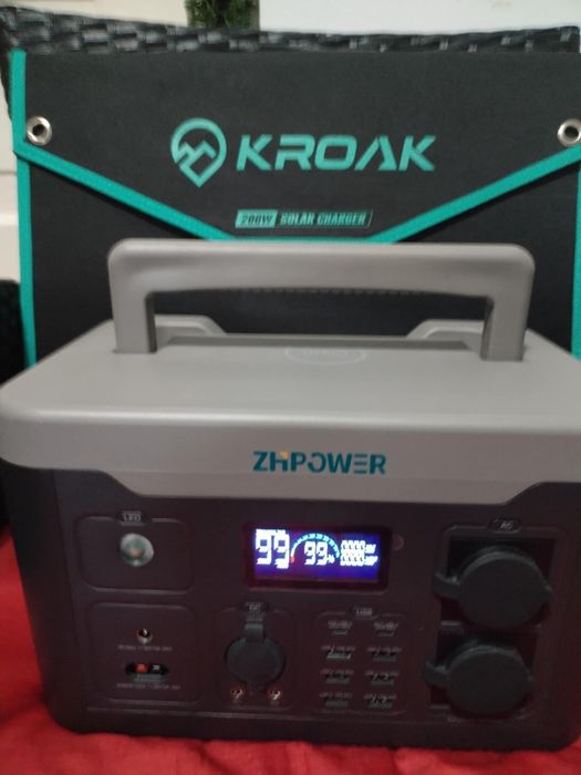 Kit solar portabil generator solar 1800w+panou 200w