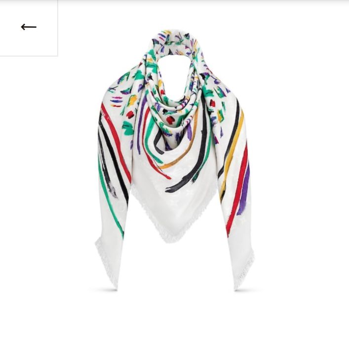 Шаль Splash stroke LOUIS VUITTON,  оригинал, новый, в коробке.