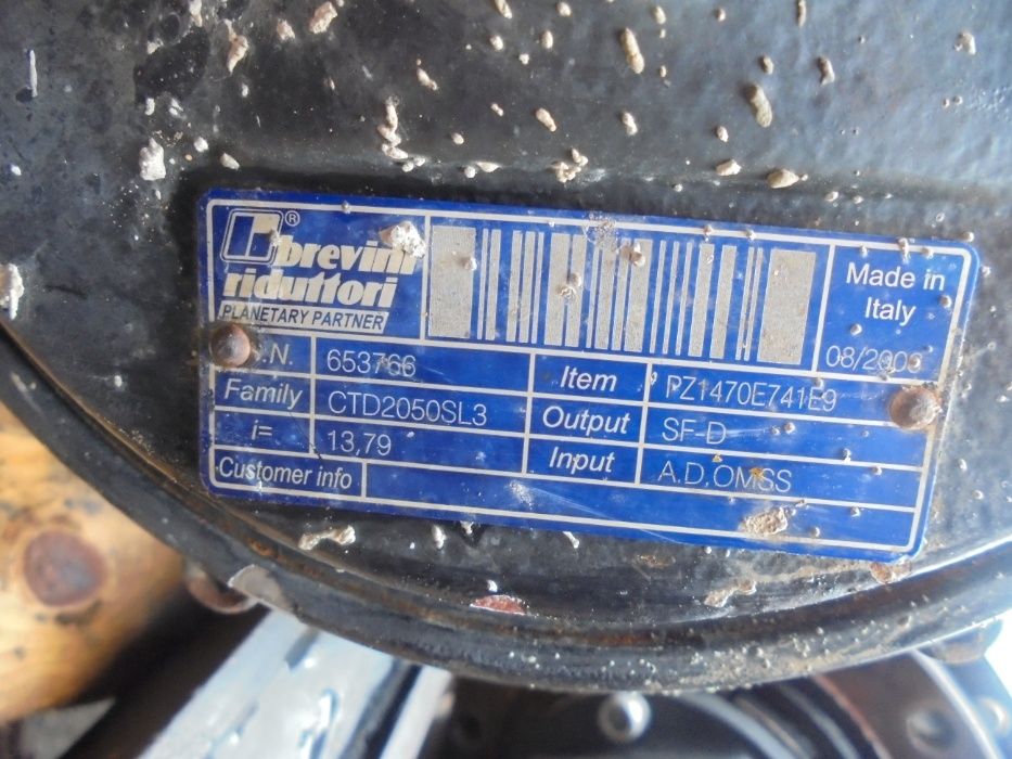 Transmisii Brevini CTD2050SL3 PZ1470E7 cu hidromotor